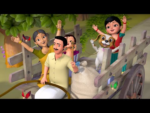 Navu Santege Hoguttiddeve - Wheels on the cart | Kannada Rhymes for Children | Infobells
