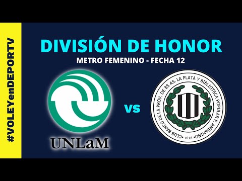 UNLAM vs Banco Provincia - División de Honor - Metro Femenino de Vóley - Fecha 11 - #VOLEYenDEPORTV