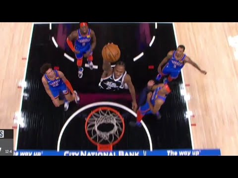 Kawhi Leonard Dunk Causes Whole Bench to Go Crazy!