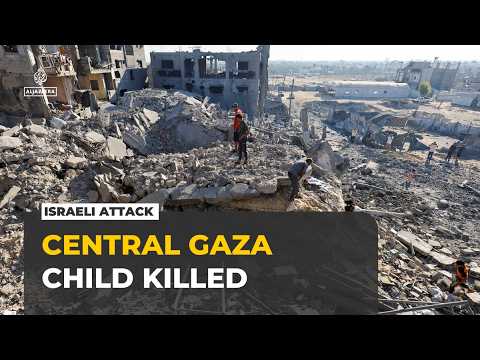 Israeli attack on central Gaza: Strike kills a Palestinian child, injuring others