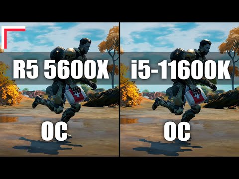 AMD Ryzen 5 5600X OC vs Intel Core i5-11600K OC — Test in 8 Games! [1080p, 1440p]