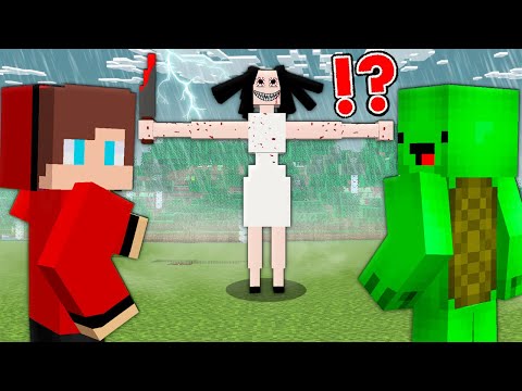 JJ and Mikey - Someone Is CHASING ME In Minecraft JJ and Mikey vs Scary Dancing Lady challenge Maizen Mizen Mazien