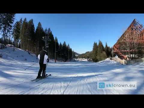 Jasna Nizke Tatry Chopok Slovakia / ski run 13 - Biela Púť, short video 55"