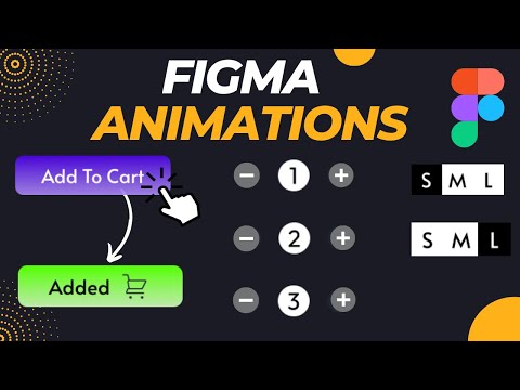 Animating Shopping App UI Buttons in Figma