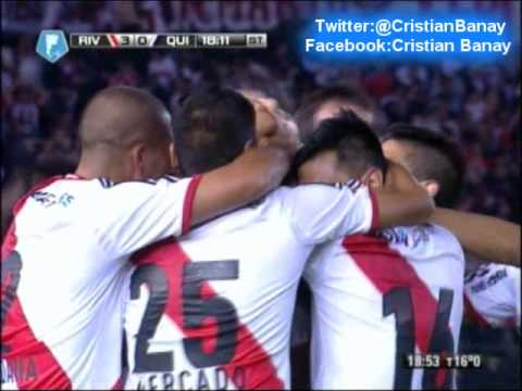 River 5 Quilmes 0 (Relato Martin Perazzo) Torneo Final 2014 River Campeon
