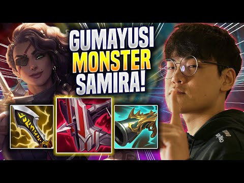GUMAYUSI IS A MONSTER WITH SAMIRA! - T1 Gumayusi Plays Samira ADC vs Kindred! | Season 2023
