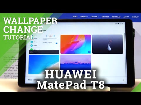 How to Change Wallpaper in HUAWEI MatePad T8 – Refresh Screen Look