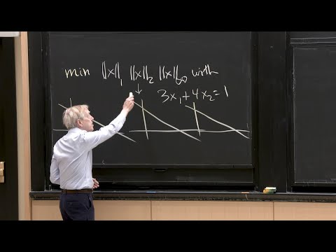 Lecture 11: Minimizing ‖x‖ Subject to Ax = b