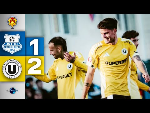 Metalul Buzău - ”U” Cluj 1-2. ”Șepcile Roșii” au dat lovitura în minutul 90+1