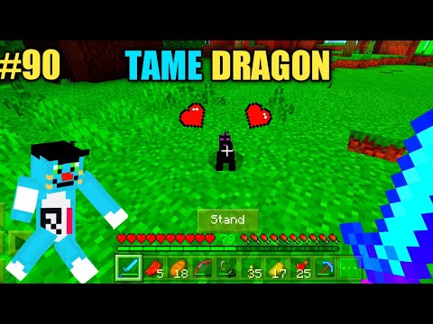 Tame Baby Dragon in Hindi - Minecraft Pe #90