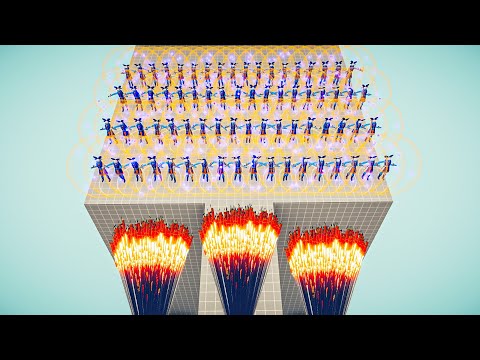 100x CELESTIAL AEGIS vs EVERY GOD - Totally Accurate Battle Simulator TABS