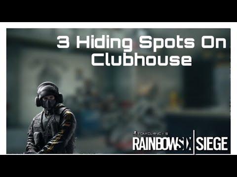 3 *NEW* Hiding Spots/Angles On Clubhouse | Rainbow Six Siege Hiding Spots