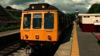 preview picture of video 'Ecclesbourne Valley Railway,Wirksworth,Ravenstor,Idridgehay,Duffield,2012,England.'