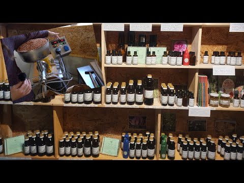 Raw, wild plant oils! Markus Strauß visits Ulrike Völker's oil mill.