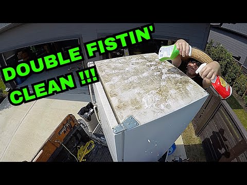 Cleaning Up A Fridge I Found In The Trash
