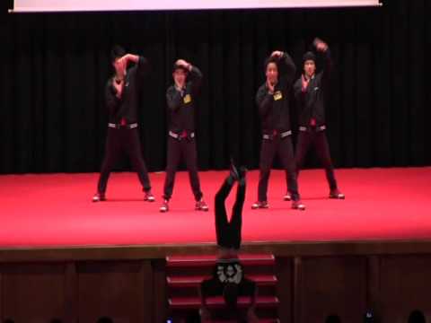 入学式典後のイベント①　九州男児新鮮組