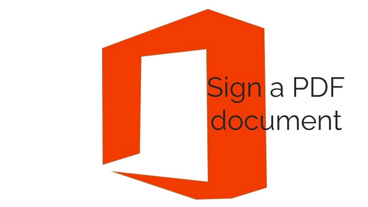 OFFICE 365 MOBILE: Sign a PDF