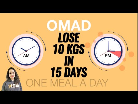 OMAD Diet Plan | Lose 10 Kg Diet | One Meal A Day Diet Video