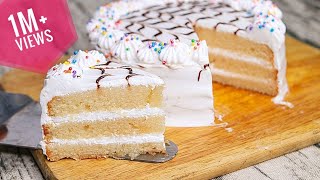 homemade vanilla cake without baking soda