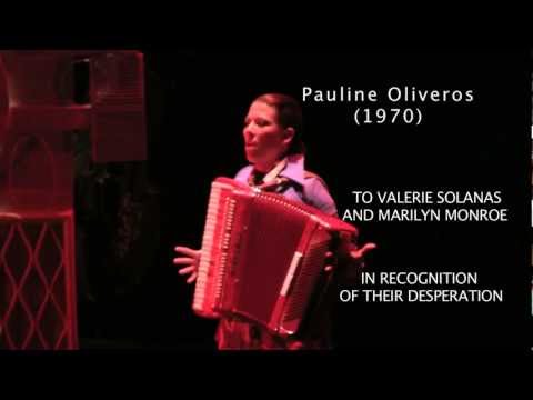 Opera Povera's "To Valerie Solanas and Marilyn Monroe in Recognition of Their Desperation"