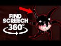360° Find Hidden Screech from Roblox Doors!