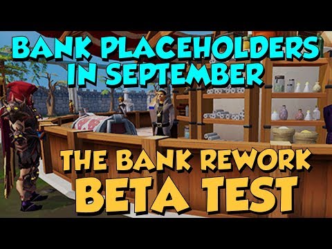 Bank Rework Beta [Runescape 3] Testing the Bank Rework & Placeholders!