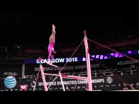 Gabrielle Douglas  - Uneven Bars - 2015 World Championships - Women's Qualifying