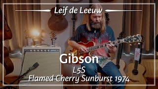 Video thumbnail for Gibson L5S Flamed Cherry Sunburst 1974 played by Leif de Leeuw | Demo by TFOA Demos