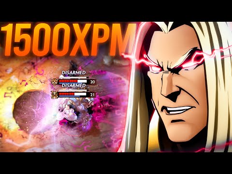 Wex Facet Invoker INSANE 1500 XPM Game vs Earthshaker Mid | Dota 2 Invoker