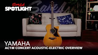 Video thumbnail for Yamaha AC1M Concert Acoustic Electric Guitar Overview by Sam Ash Music