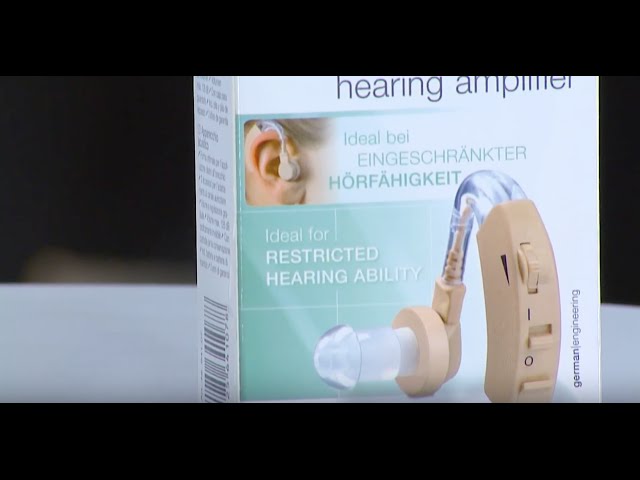 Vídeo relacionado con Dispositivo de sonido recargable para personas mayores y adultos, dispositivo de audio digital con auriculares intrauditivos ligeros de 3.2 g, encendido antiaullidos, controles táctiles y funda de