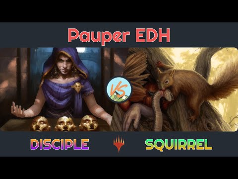 Disciple Control vs. Squirrel Aristocrats [Pauper EDH/PDC] - Magic: The Gathering