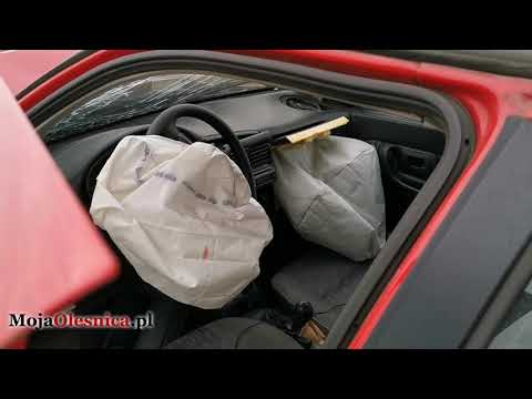 14.12.2020 Wypadek na drodze z Oleśnicy do Jenkowic