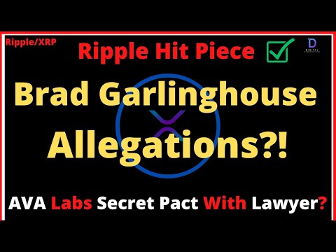 Ripple/XRP-CryptoLeaks-AVALabs Secret Pact-Ripple/Brad Garlinghouse Allegations, Brad G`s Response