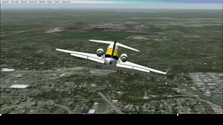 Completely UNEDITED upload: A choppy, bumpy, WAY unofficial landing at Charlotte Douglas Intl