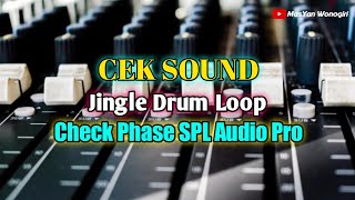 Download lagu CEK SOUND Jingle Drum Loop Check Phase SPL Audio P... mp3