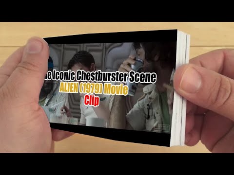 The Iconic Chestburster Scene   ALIEN 1979 Movie Clip