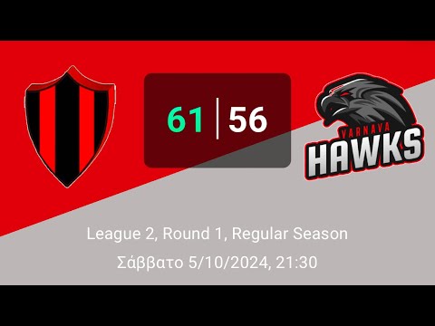 Pagratians 61-56 Varnava Hawks - (Round1-League2-05/10/2024)