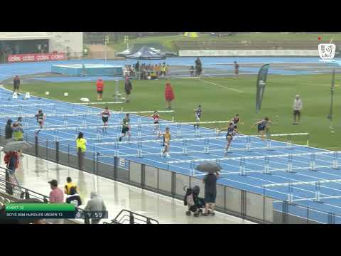 Boys Under 13 80m Hurdles H4 - 2020 State Combined Events Championships // LAVicTV
