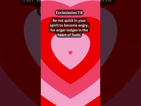 Journey of faith and spiritual growth | Ecclesiastes 7:9 Daily Bible Verse