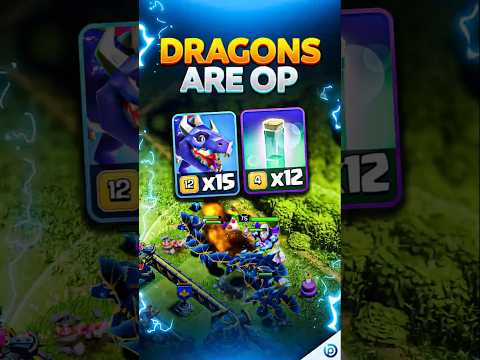 BEST TH17 Attack Strategy is RC CHARGE MASS DRAGONS