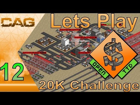 Lets Play: OpenTTD || 20K Challenge! || Free Transportation Tycoon game! || E12