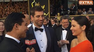 Olivia Munn’s Best Accessory at the Oscars — Aaron Rodgers!