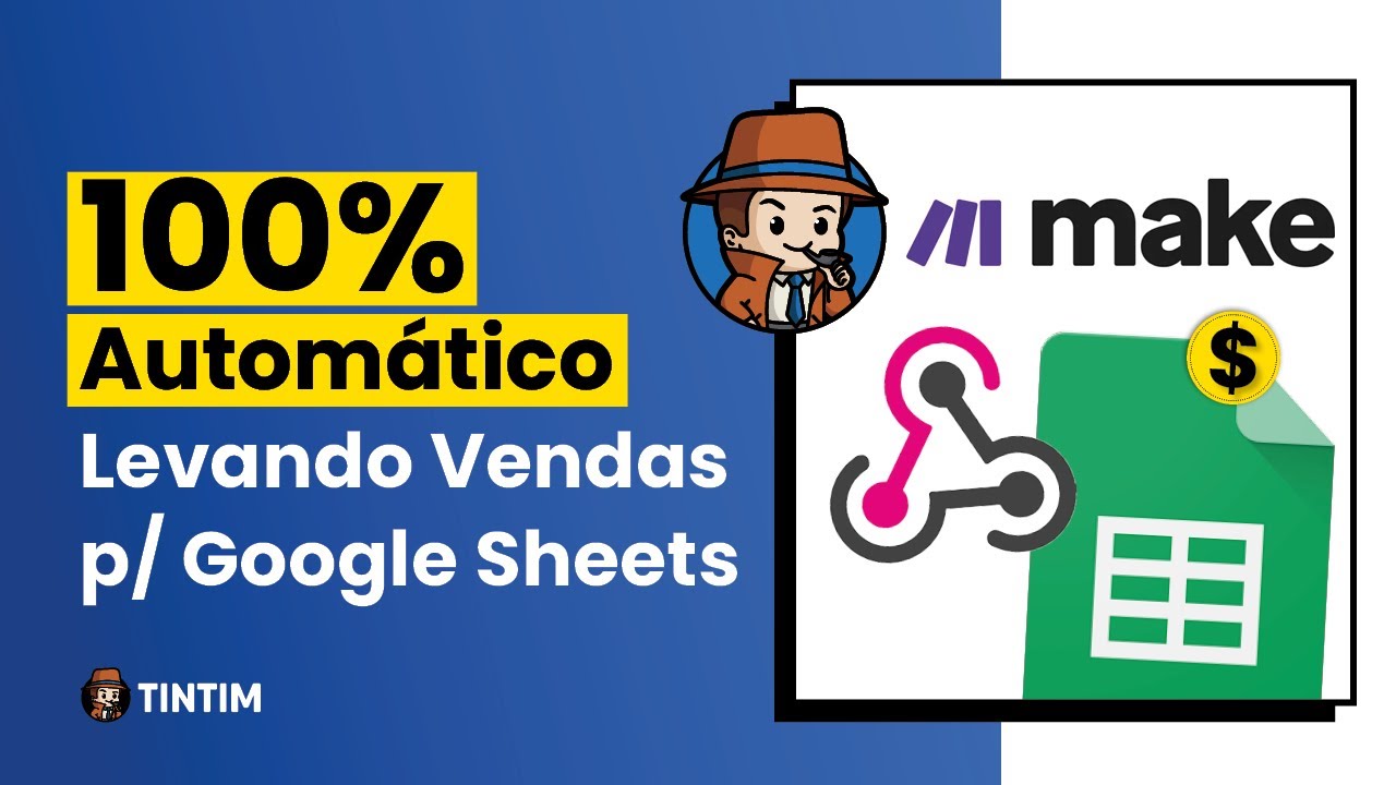 [TINTIM] 100% AUTOMÁTICO - Compras de WHATSAPP para o Google Sheets c/ Webhook do Tintim + Make