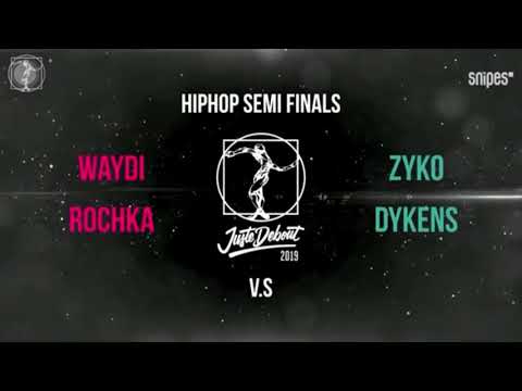 Hip hop semi final - Juste Debout 2019 - Waydi & Rochka (Criminalz) vs Dykens & Zyko (Sarcellite)