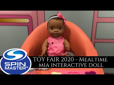 New! Spin Master Mealtime Mia Interactive Doll Toy Fair 2020