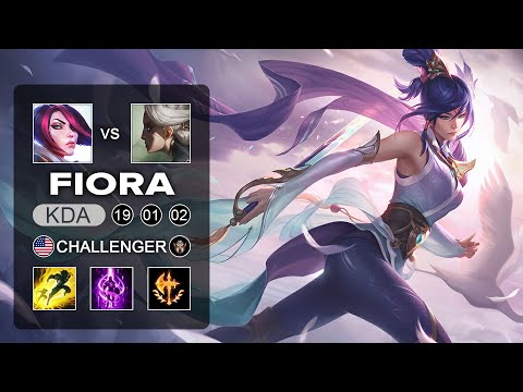 Fiora vs Camille Top - NA Challenger Patch 10.22