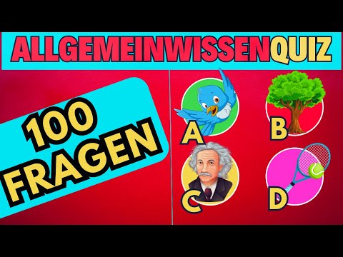 Das Große Allgemeinwissen Quiz 2026 🧠 | Teste dein Wissen mit diesen 100 Fragen!