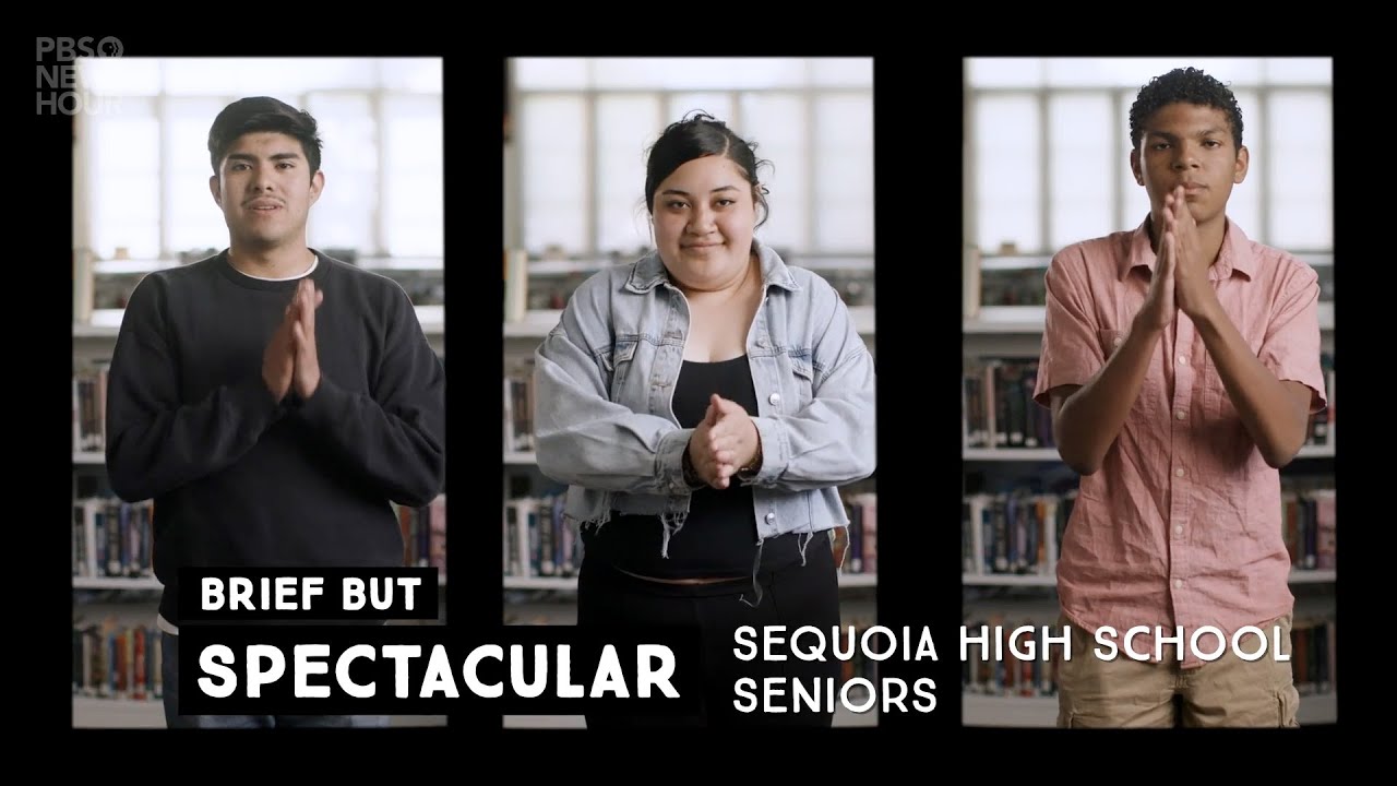 WATCH: Graduating seniors' Brief But Spectacular takes on resilience and their hopes for the future