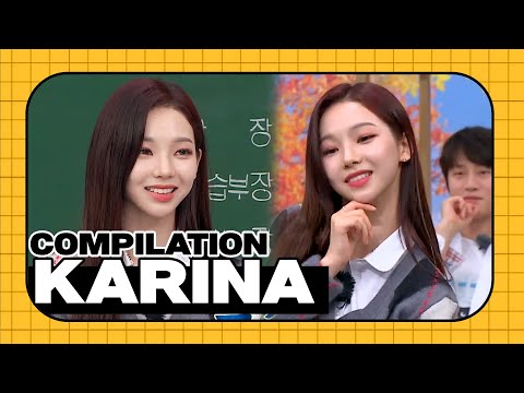 Knowing bros AESPA Karina compilation 🖤